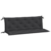 Cuscini per Panca 2 pz | Cuscini per sedie Nero 150x50x7 cm in Tessuto Oxford