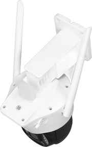 Camera di sicurezza 2 canali 3MP con Wi-Fi, risoluzione 2304x1296, con gancio, visibilità notturna, per uso interno ed esterno.