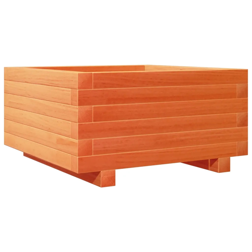 Fioriera Giardino Marrone Cera 50x50x26,5cm Legno Massello Pino 847295