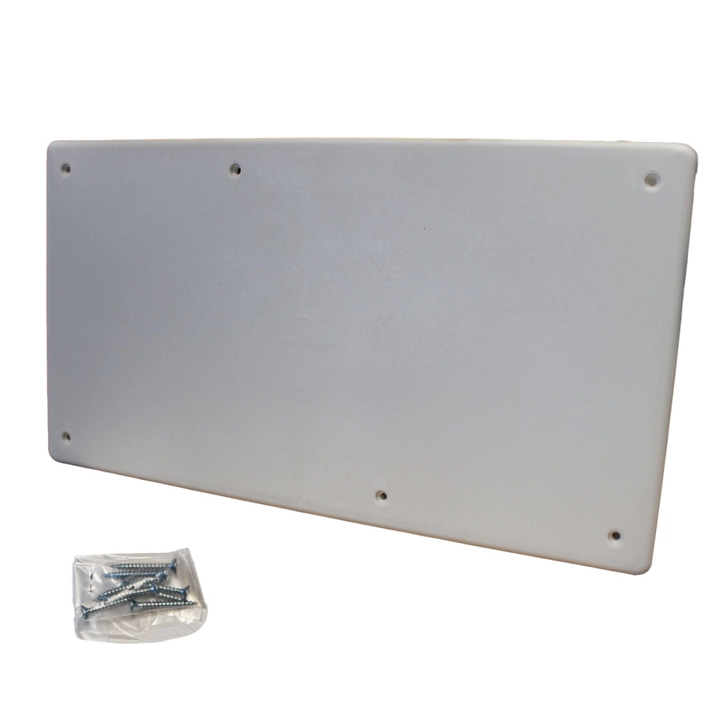 Coperchio per cassette di derivazione da incasso, 294x152 mm, ideale per protezione e copertura di impianti elettrici, PT07