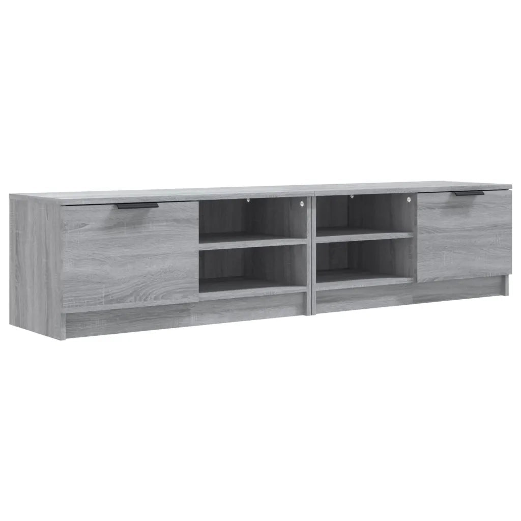 Mobili TV 2 pz Grigio Sonoma 80x35x36,5 cm in Legno Multistrato 817120