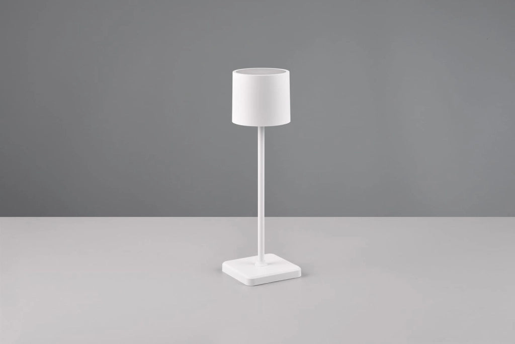 Lampada portatile da esterno Fernandez bianca LED IP54