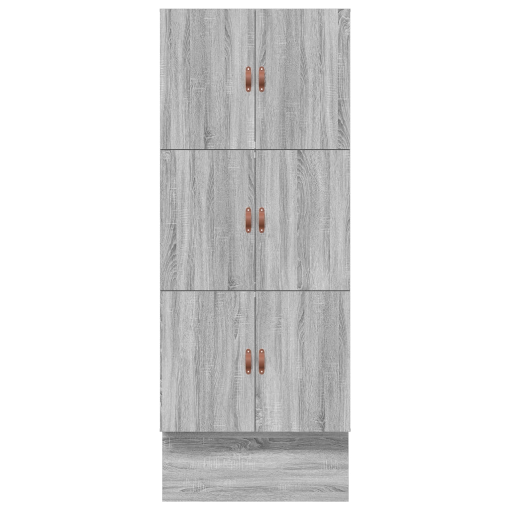 Struttura Letto con Contenitore Grigio Sonoma 90x200 cm