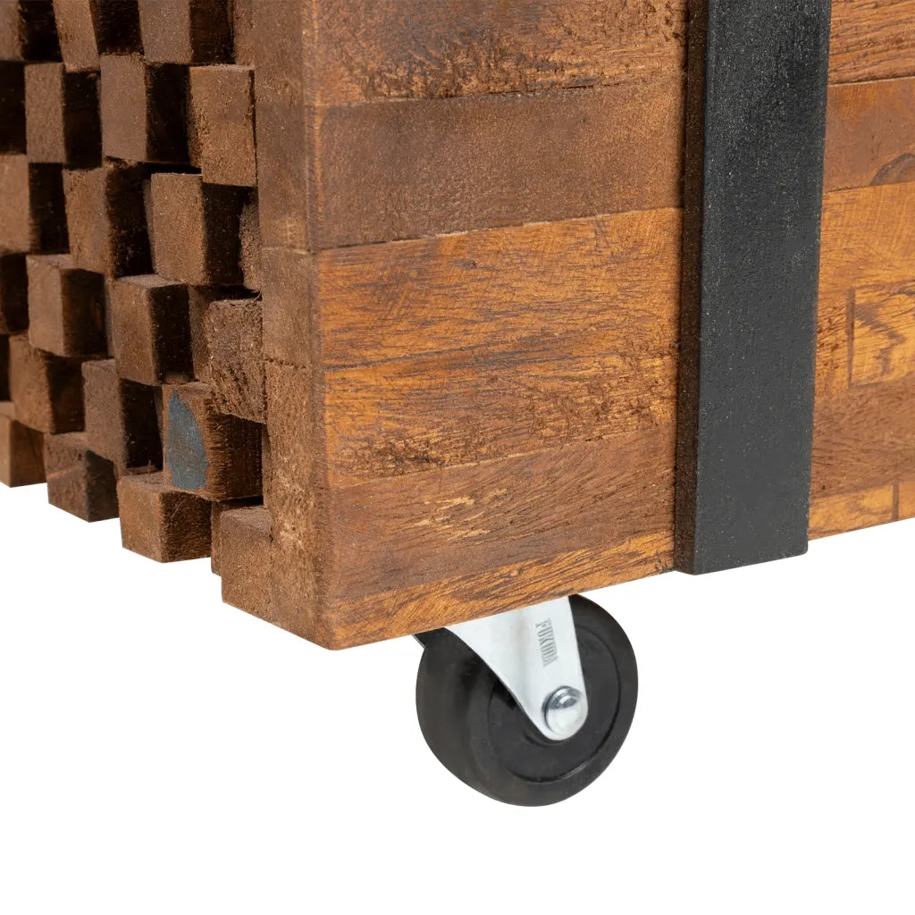 Tavolino da Caffè 110x45x38 cm in Legno Massello di Teak 326172