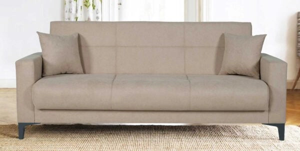 Divano Boston 3 posti tessuto beige brown