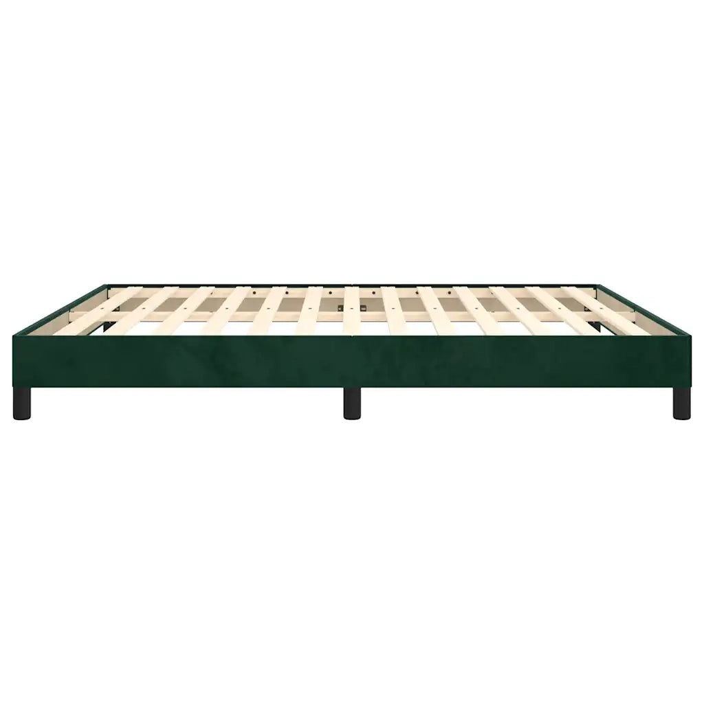 Giroletto Verde Scuro 160x200 cm in Velluto