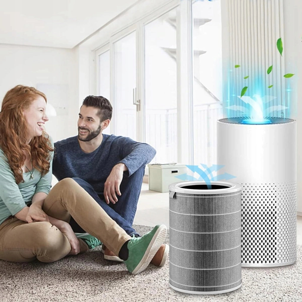 Set Filtro HEPA 360° con Chip RFID e 6 Prefiltri Cotone G4 – Compatibile con Xiaomi Air Purifier 2/2S/2C/2H/3H/3C/Pro