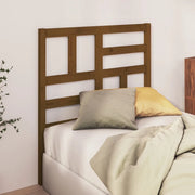 Testiera per Letto-Testata-Testiera Decorativa ambra 81x4x104 cm in Legno Massello di Pino 107557