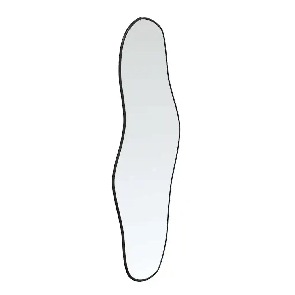 Specchio da Parete Nero 90x40 cm 348267