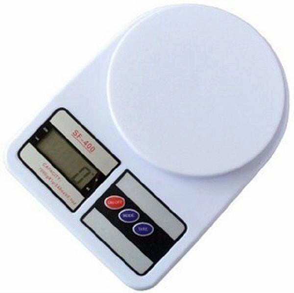 BILANCIA DIGITALE LCD TASTO TARA PESA DA 1 GR A 7 KG SF 400 CASA CUCINA