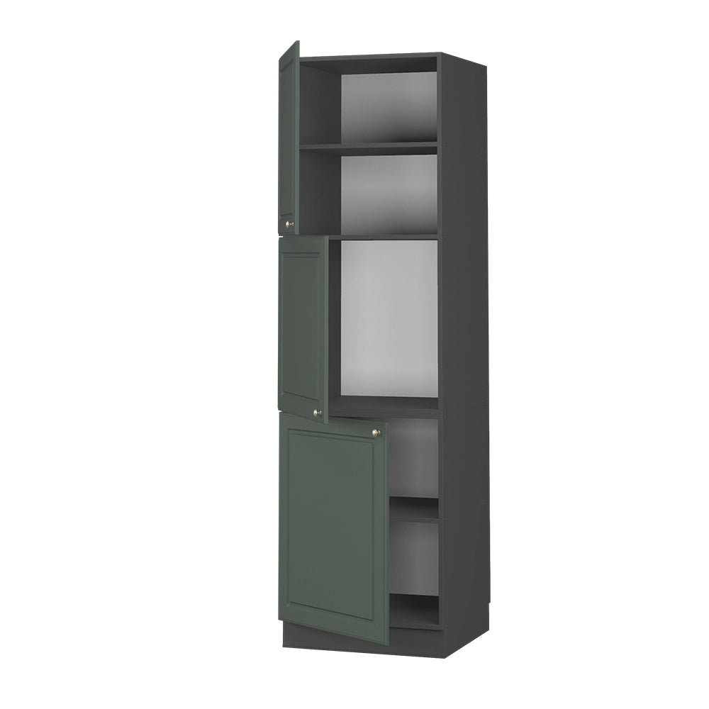 Mobile per forno da incasso Fame-Line Verde-oro rustico/Antracite 60 cm Vicco