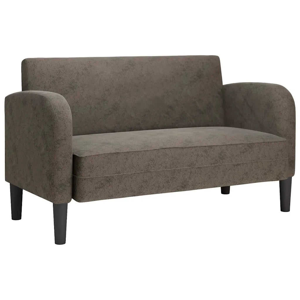 Divano Divanetto Grigio Scuro 110 cm in Similpelle 4100542
