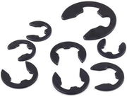 Assortimento di Borgring E-Clip 1,5 mm - 200 pezzi - Acciaio di Manganese - Borgring Esterno - Borgring Assortimento - E-Clips - Snapring