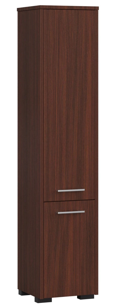 Colonna da bagno AKORD FIN Wengé 30 cm 2 ante 30x30x140 cm