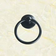 Maniglie di apertura per cassetti a forma di anello per mobili da cucina, 52mm x 44mm, nero, stile vintage.