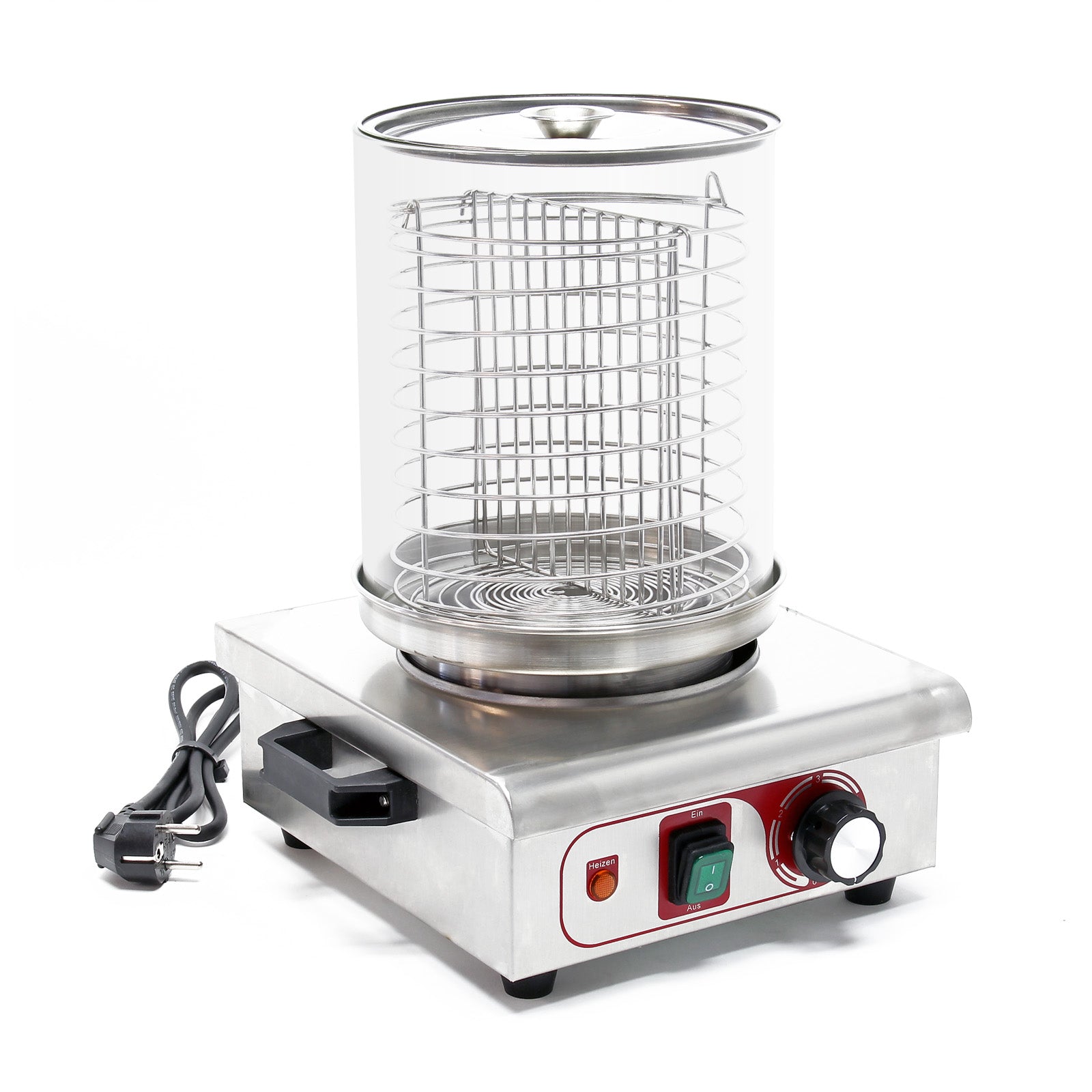 Macchina cuoci wurstel 450 Watt Contenitore per cottura a vapore Hot dog Scalda Panini