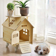 Trade Shop - Casetta Casa Cuccia Cani Gatti Animale Domestico Uso Esterno Interno 79x55x70cm -