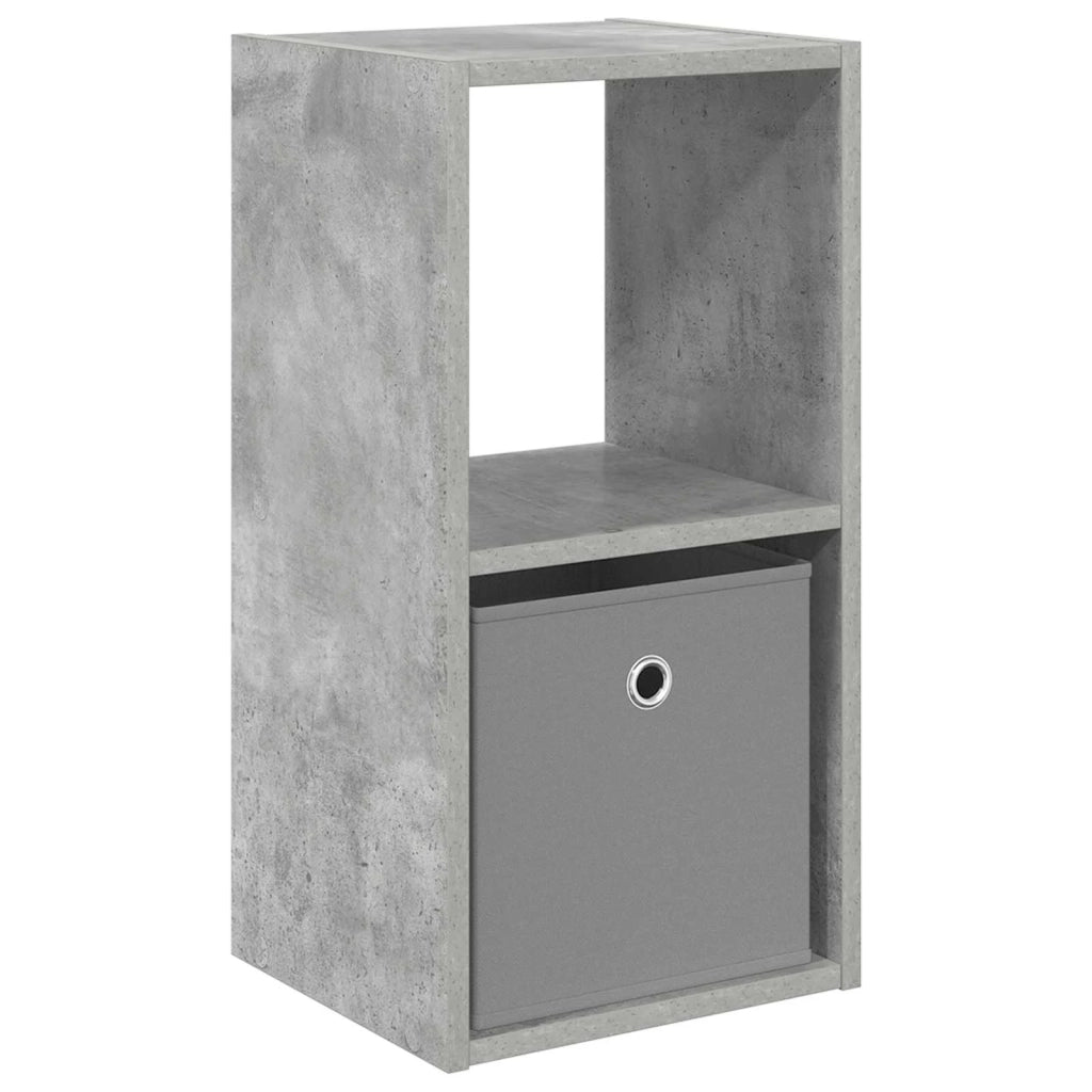 Comodino Grigio cemento 30,5 x 27 x 59,5 cm Legno multistrato
