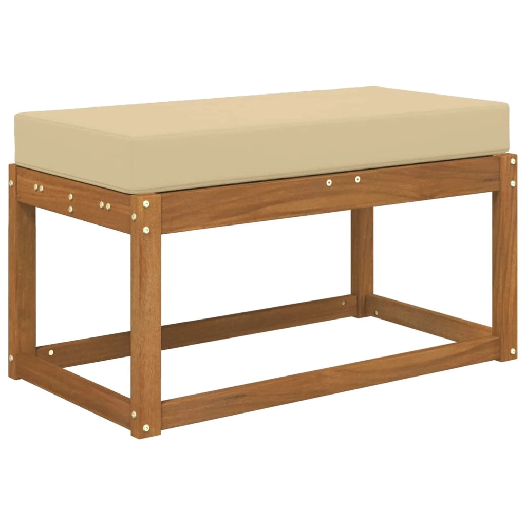 Cuscino da Sedia Esterno Beige 80 x 40 x 8 cm 100% Poliestere 900951