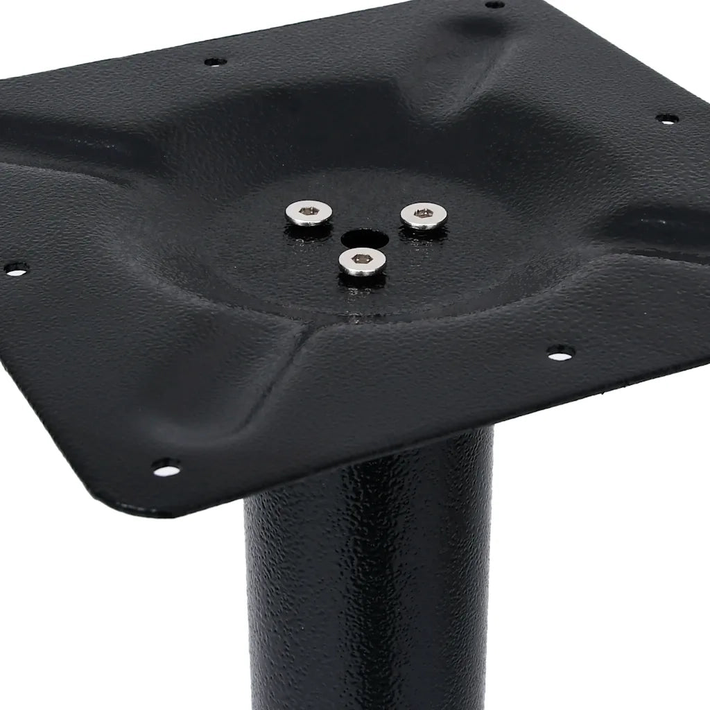 Gamba per Tavolino da Bistrò Nero 52x52x72 cm in Ghisa 325433