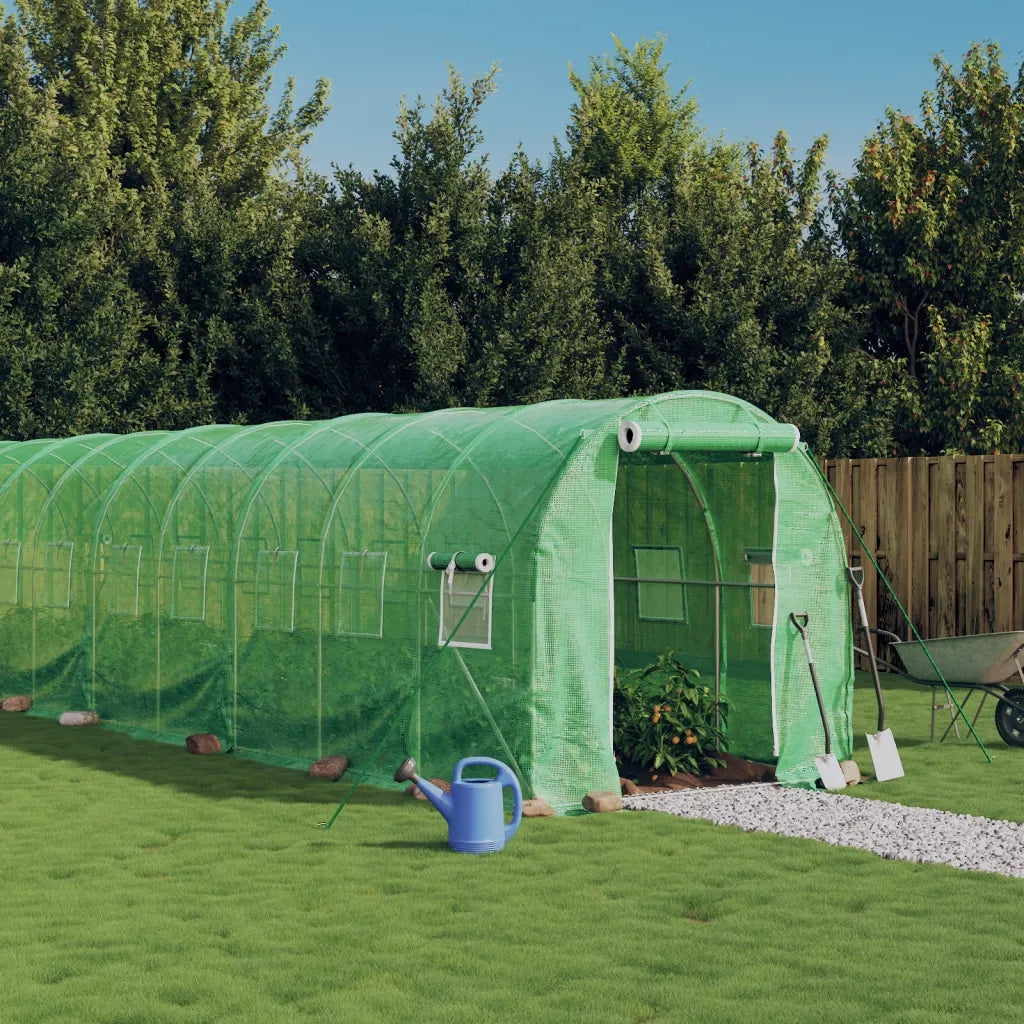 Serra con Telaio in Acciaio Verde 16 m2 8x2x2 m CFW6782561