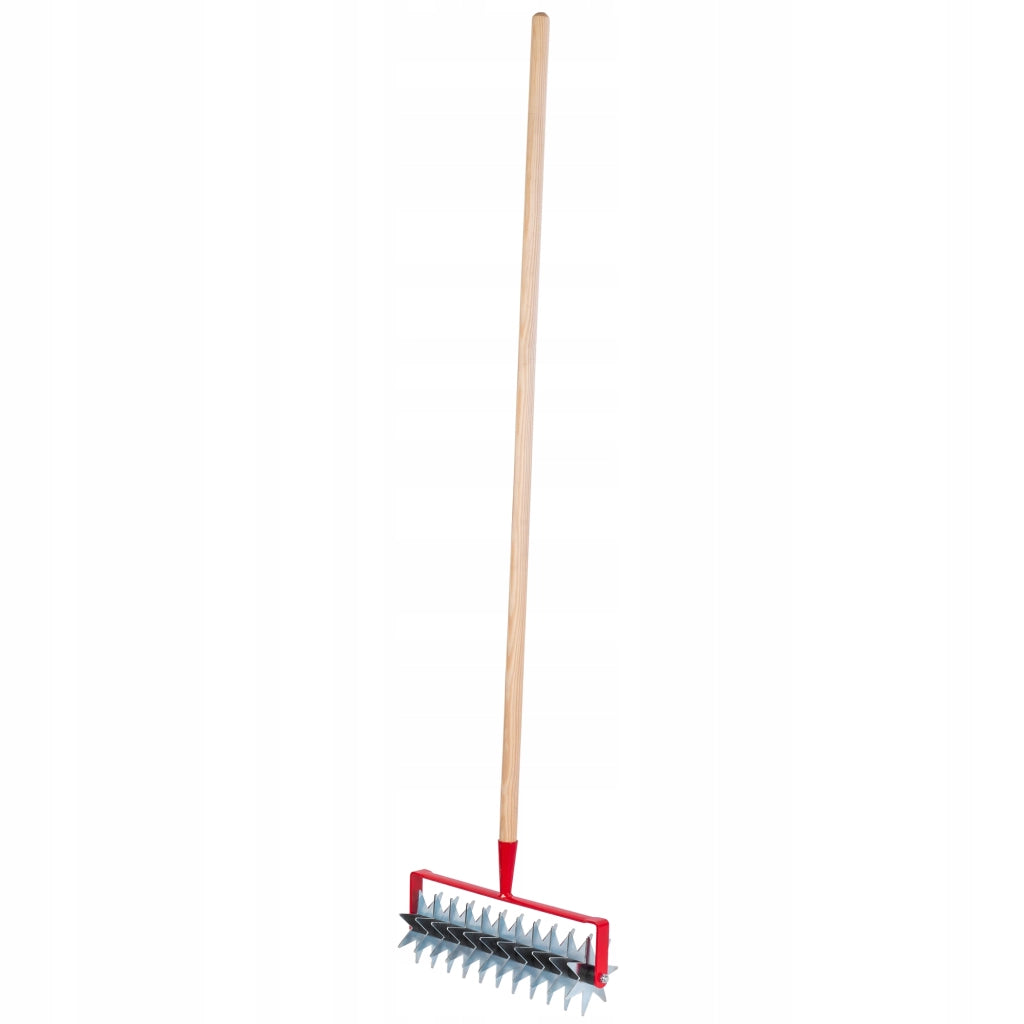 KADAX Coltivatore manuale per la lavorazione del terreno, arieggiatore da giardino, 145 cm, rotativo