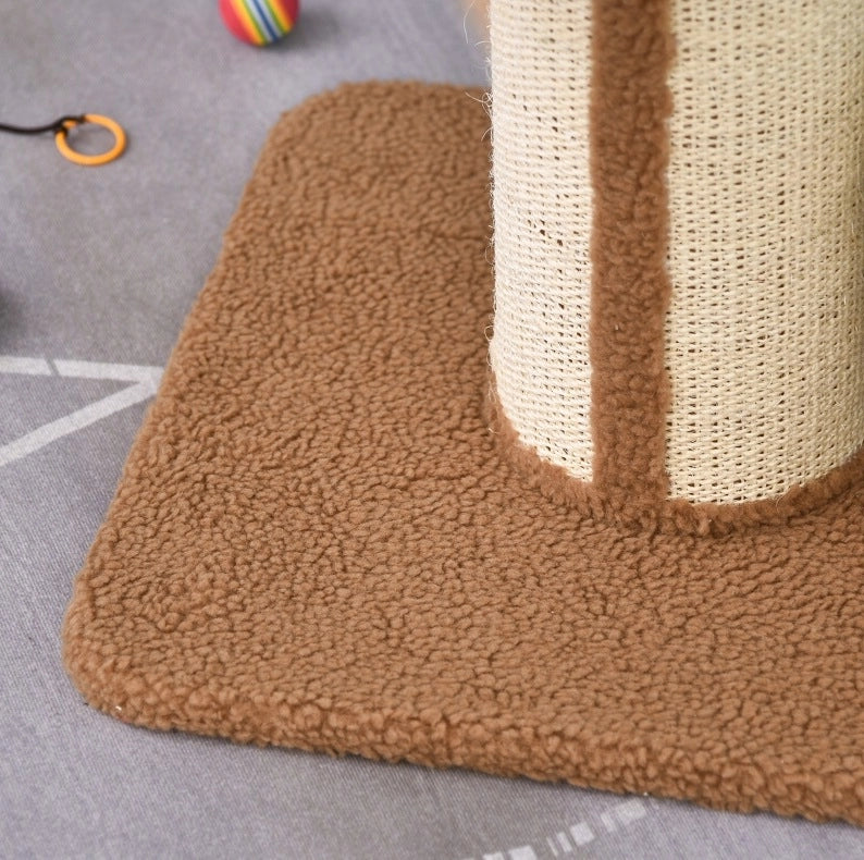 Tiragraffi per gatti a più livelli con sisal e piattaforme, 91 cm