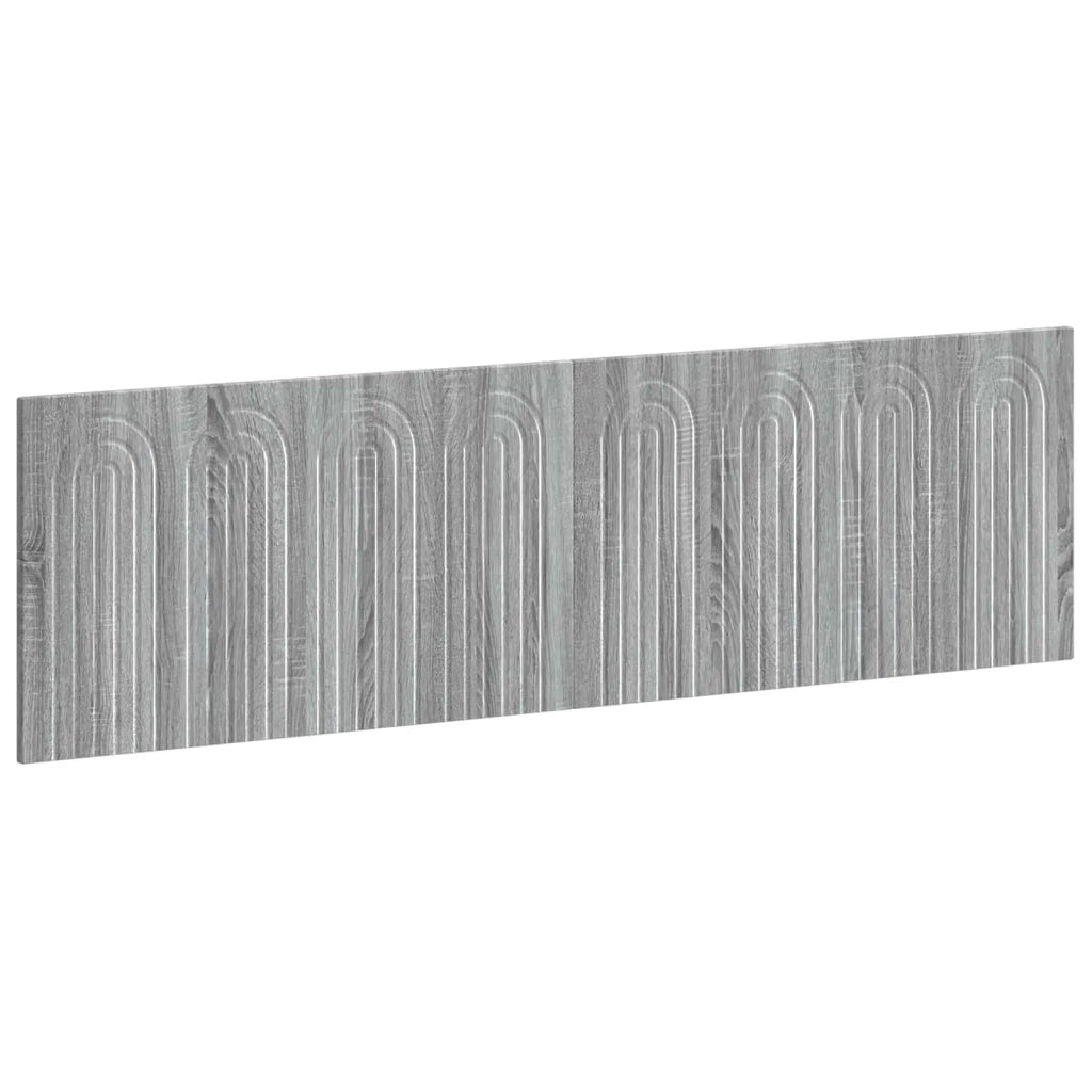 Testiera da Muro ALKMAAR Sonoma grigio Legno ingegnerizzato 896281