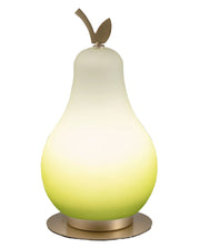 Lampada da Tavolo Wilma 8W LED Integrato 3000K Verde/Ottone Satinato, Regolazione Luce al Tocco, IP20, 230V, Design in Metallo e Vetro - Wilma