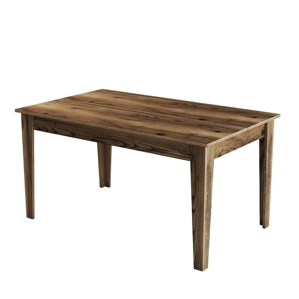 Tavolo da pranzo in legno "Milan500" - 145 x 88 x 75 cm - Marrone