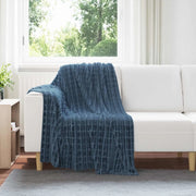 Coperte da Pile 6 pcs Blu navy 150 x 130 cm Panno 42016957