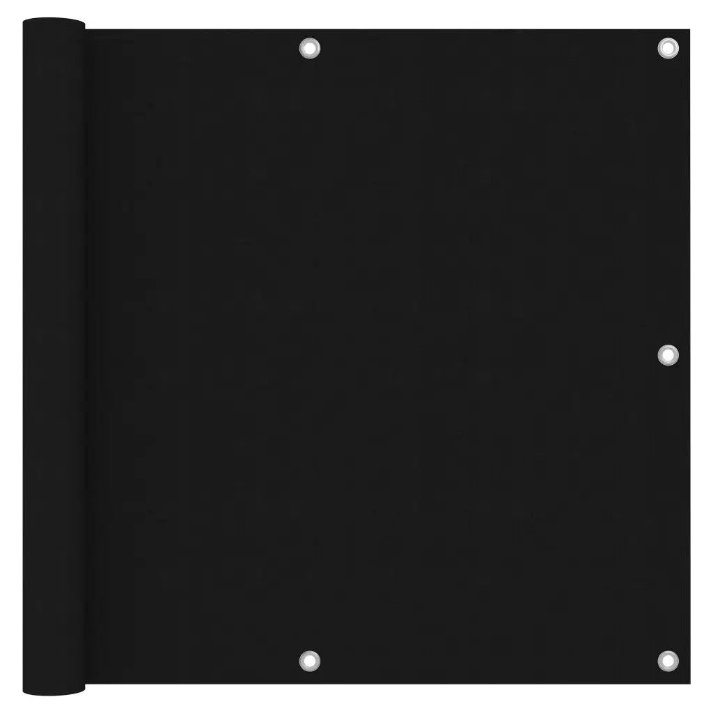 Paravento da Balcone Nero 90x500 cm in Tessuto Oxford cod mxl 53766