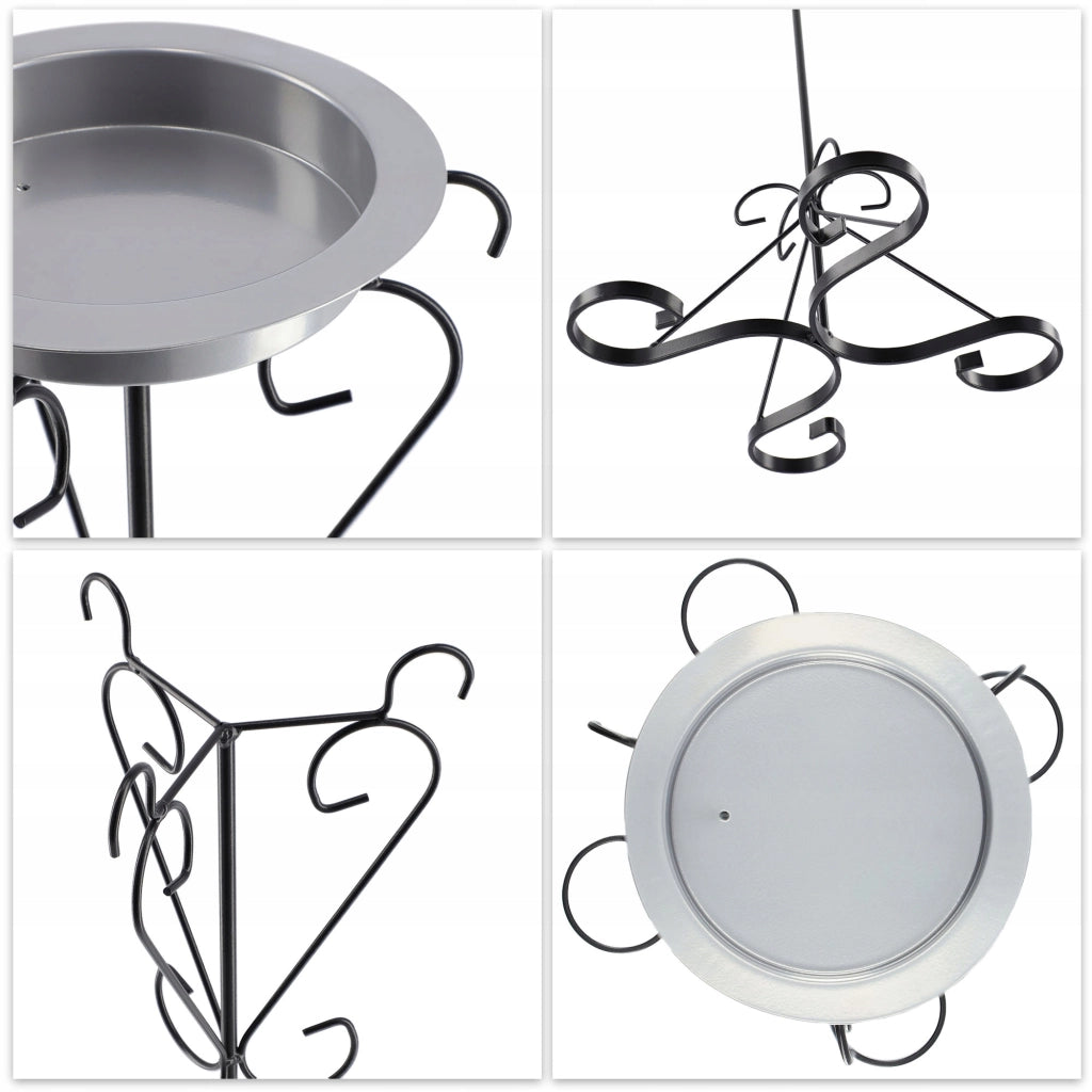 Posacenere da esterno KADAX, posacenere da giardino in metallo massiccio, stile retrò