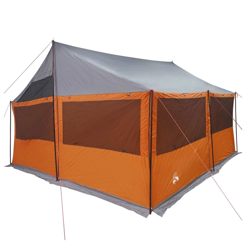 Tenda Familiare con tetto Grigio e arancione 450 x 400 x 265 cm 42028601