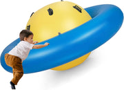 Palla gonfiabile da arrampicata per bambini, pallina gonfiabile per arrampicata, telaio da arrampicata con 6 maniglie, cupola da arrampicata fino a 3 bambini, portata fino a 113 kg, per bambini