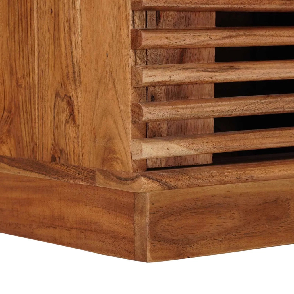 Mobile TV con archiviazione con porta Naturale 90 x 30 x 40 cm