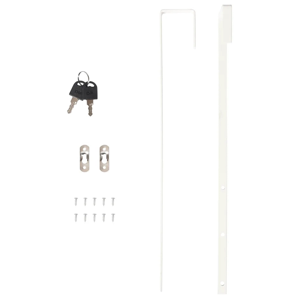 Armadio Portagioie con Specchio a Muro Nero 37,5x10x106 cm CFW7920128