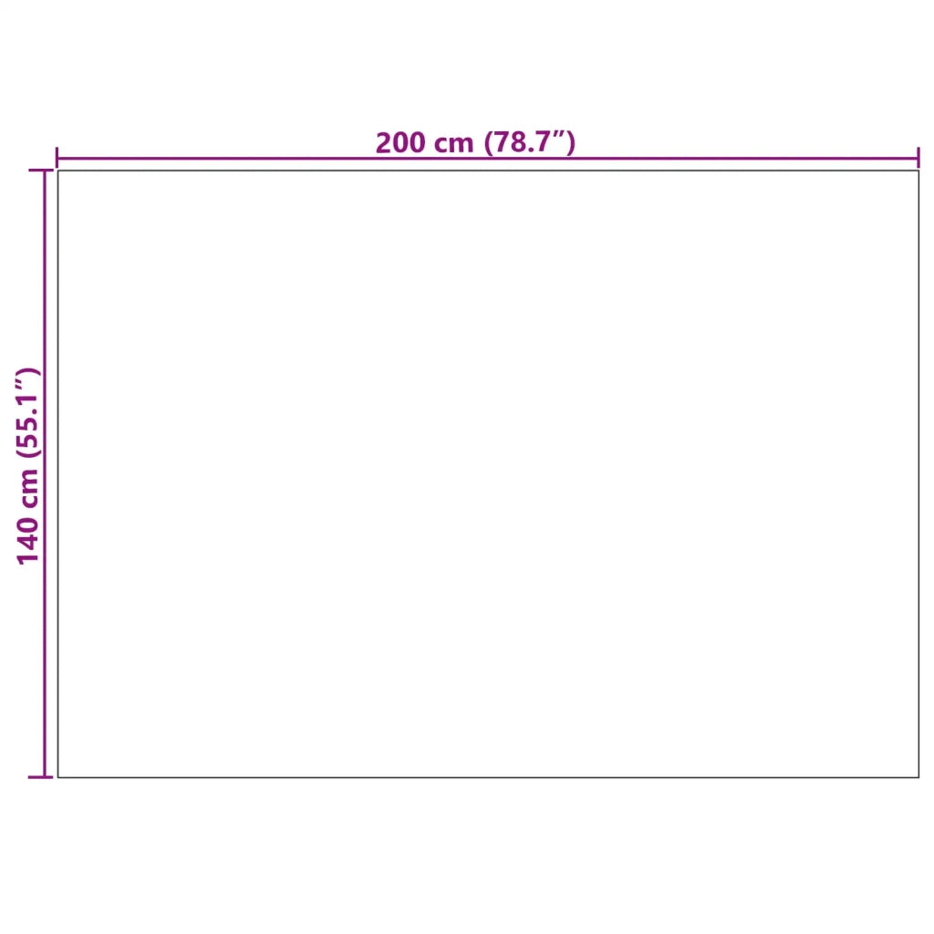 Tappeti per area PALMERAS Beige 140 x 200 cm Poliestere 42022638