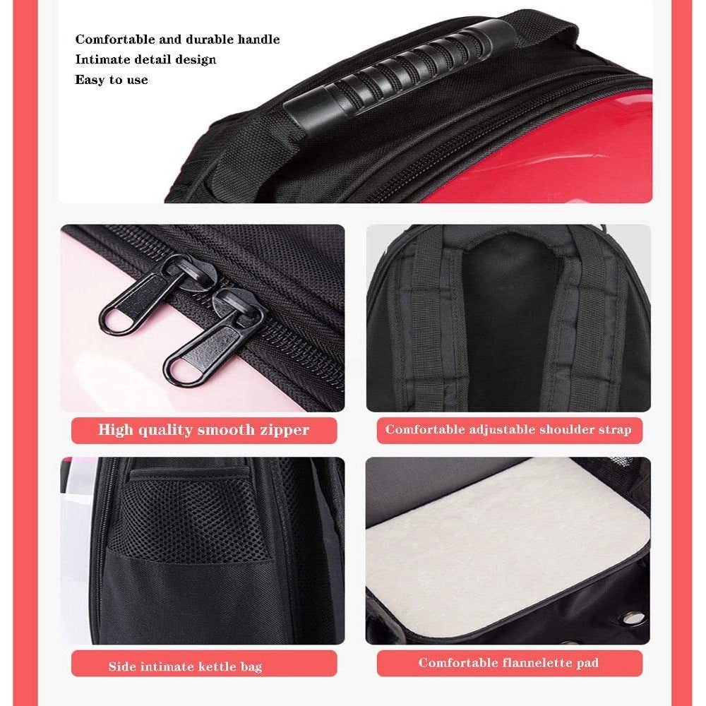 Trade Shop - Zaino Borsa Trasportino Gatto Cane Portatile Viaggio Design A Capsula Spaziale -