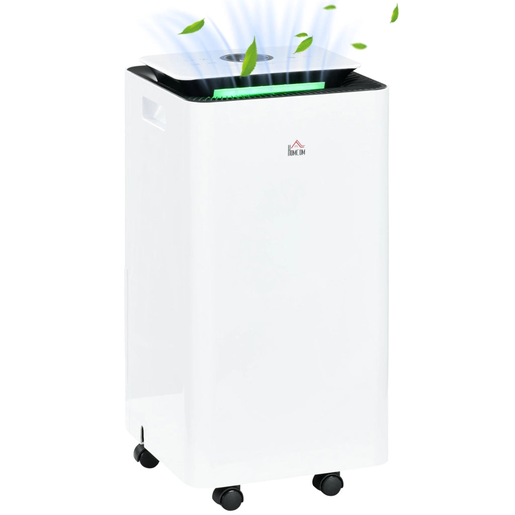 Deumidificatore d'Aria 12 Litri 210W 5 Modalità e 2 Velocità Bianco e Nero