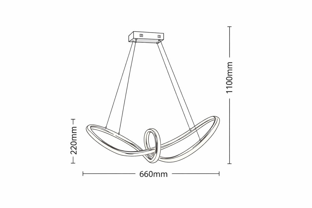Lampadario LED a Sospensione Moderno 60W 4800 Lumen CCT 3 Colori Luce Calda Fredda e Naturale, Design Intrecciato in Alluminio e PVC, per Soggiorno Cucina Sala da Pranzo Silver