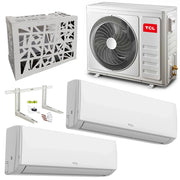 Climatizzatore condizionatore inverter 9000 + 9000 BTU dual split wifi A++ R32   in kit