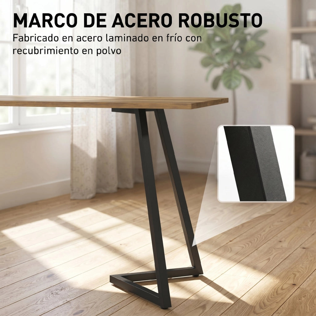 Gambe per Tavolo Quadrate Industriali Regolabili ¨C zephmum ¨C Nero 43x3x72 cm