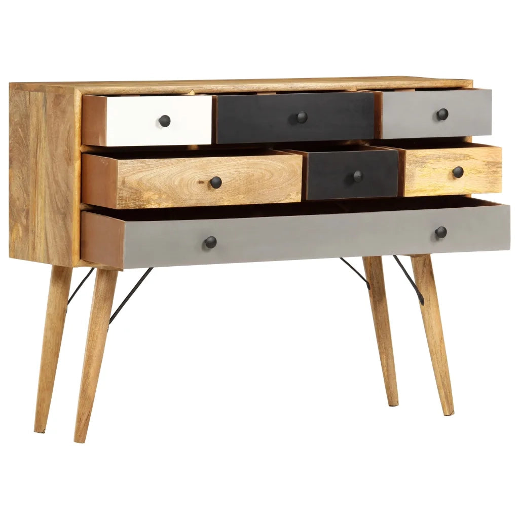 Credenza 110x30x82 cm in Legno Massello di Mango 285822