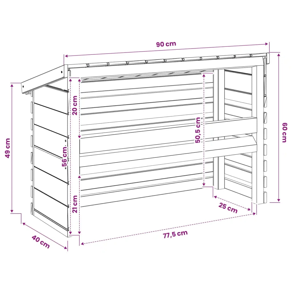 Copertura per condizionatore d'aria 90x40x60 cm 42042326