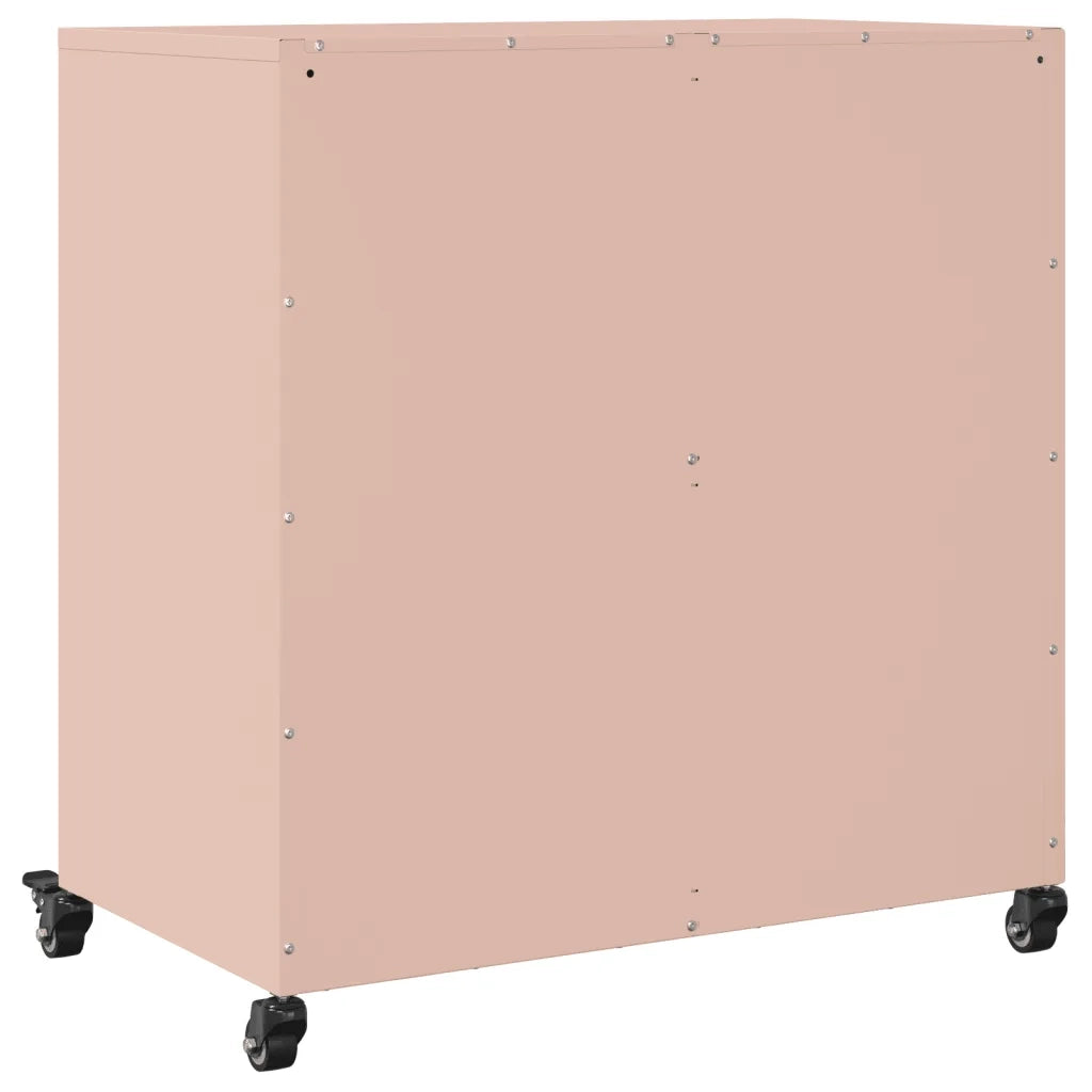 Credenza Rosa 68x39x72 cm in Acciaio 846657