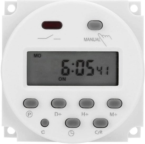 Timer Digitale 12V con Display LCD e Microcomputer - Precisione nel Tempo - Ideale per Progetti di Fai da Te