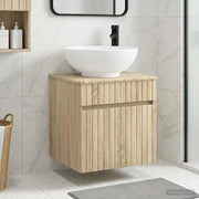 Mobile lavabo da parete Rovere Sonoma 49 x 44,5 x 66,5 cm