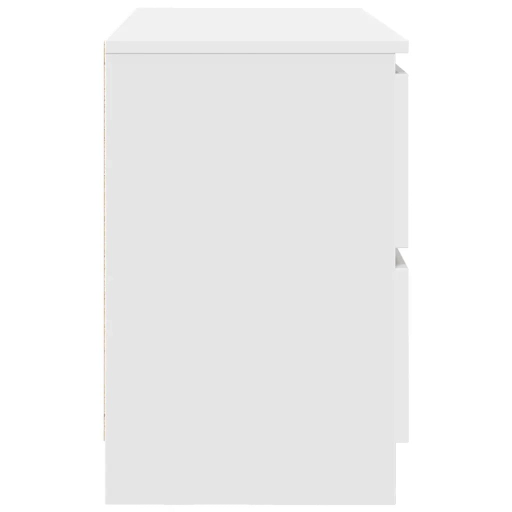 Mobile Porta TV Bianco 80x35x54 cm in Legno Multistrato
