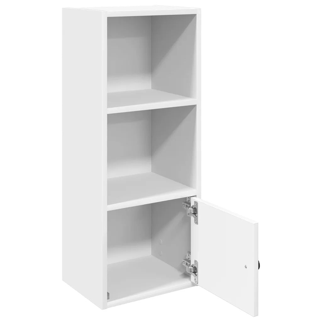 Libreria Bianca 31x24x77 cm in Legno Multistrato